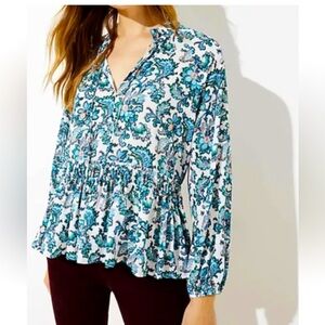 LOFT peplum blouse